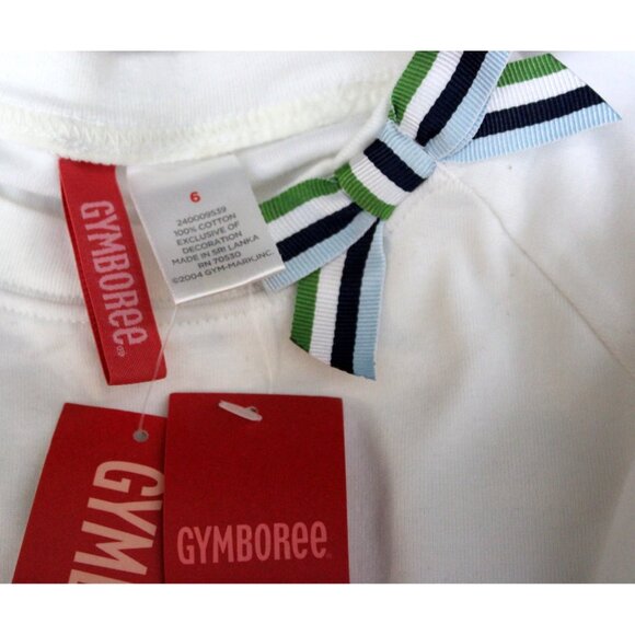 NWT 2004 Gymboree Dandelion Wishes Shirt Flower Hem Early Spring Bow sz 9 - Picture 7 of 7